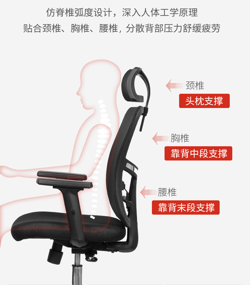 迪歐家具-人體工學椅辦公網椅